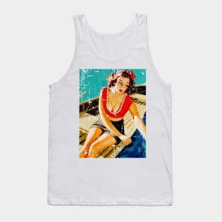 Vintage retro art Tank Top